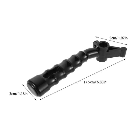 Ergonomic Ice Cream Maker Handle Replacement Lever For Ice Cream Machines Heat Resistant Comfy Grip Multi Function Replacement Part For Slushies And Home Kitchen Shop Supply black plastic size dimensions