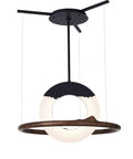 Large Chinese Style Wrought Iron And Solid Wood Ceiling Pendant Chandelier With Efficient Led Bulbs For Dining Room Bedroom Or Foyer Providing Serious Comfort And Good Vibes For Any Awesome Space Inside Your Home, unique circular design.