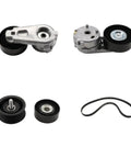 Top Notch Drive Belt Idler Pulley And Tensioner Kit With Four Essential Parts LR011327 LR035545 For Land Rover Discovery Lr4 And Sport set