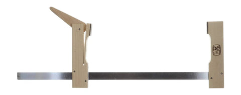 Killer Cork Lined Luthier Cam Clamp 4.5 By 16 Inch American Maple Woodworking Tool With Heavy Duty Steel Lever Dead Solid Secure Grip For Delicate Instrument Assembly And Home Shop Builds Sweet Hold