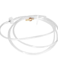 Beefy Mist Coolant Sprayer For Machine Tools With Adjustable Airflow features clear tubing and brass connector for effective cooling.