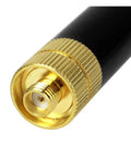 Close-up of a Dual Band VHF UHF Antenna For Handheld Radios SMA Female Short 5 cm Compact Antenna With 2.15dB And 3.0dB Gains VSWR Under 1.5