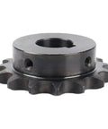 Get A Solid 04C Chain Gear Sprocket Wheel Made From 45# Steel For Your Motor Drive, showing a sprocket with keyway bore.