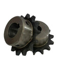 Premium 1 Piece Heavy Duty Steel Industrial Transmission Sprocket With 12mm Keyway Aperture For Rock Solid Power Transfer, 12mm bore.