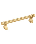 Davenport Champagne Bronze Cabinet Pull Six and a Half Inch Overall Length Five and One Sixteenth Inch Center to Center Transitional Style Drawer Handle