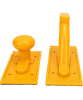 Rock Solid Two Piece Table Saw Push Stick And Router Push Block Kit Featuring Textured Abs Plastic And Ergonomic Non Slip Handles For Smooth Safe Woodworking Daily Use, yellow push tools.