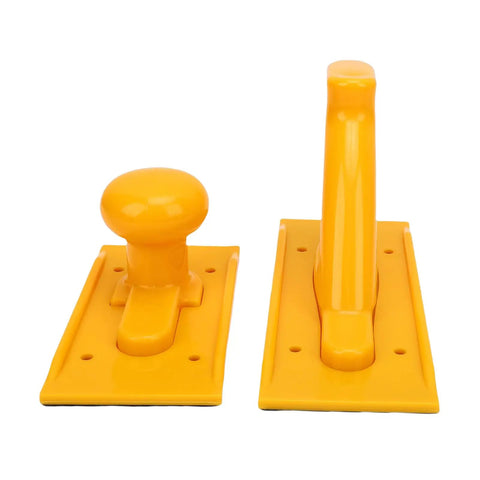 Rock Solid Two Piece Table Saw Push Stick And Router Push Block Kit Featuring Textured Abs Plastic And Ergonomic Non Slip Handles For Smooth Safe Woodworking Daily Use, yellow push tools.
