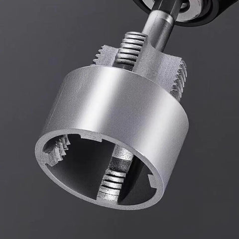 Dual Function Pipe Threading Tool For PVC PPR MPP Pipes, Alloy Steel Internal External Thread Cutter, Drill Ready, No Fuss, 63mm And 65mm Sizes For Quick Plumbing Repairs And Leak Free Joints, alloy steel pipe threading head