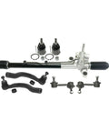 Solid Build Straight Swap No Drama Install For 2004-2008 Acura TSX 2.4L Front Suspension Tie Rod End Kit 7 Piece Set with steering components