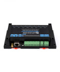 8 Channel ESP32 S3 WiFi Relay Module With RS485 Isolation And Dual Core Processor 8 Digital Inputs And 8 Relay Outputs For DIY Smart Home Automation And Industrial Control Projects, black PCB with terminal blocks