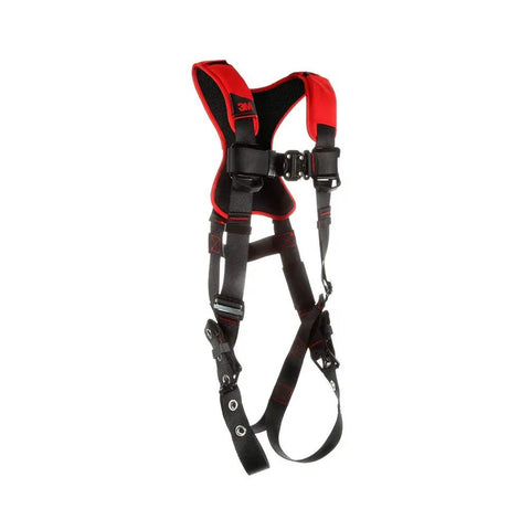 Comfort Vest Style Safety Harness With Padded Straps For All Day Wear Black X Large Adjustable Fit For A Custom Feel Durable Construction
