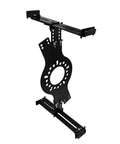 Rugged Wheel Fitment Gauge Checks 14 To 22 Inch Diameter Rims And 7 To 17 Inch Widths With Snappy Tool Free Adjustments, showing black adjustable gauge.