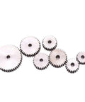 Bevel Gear Pinion 1 Pc 1 Module Spur Gear for Transmission Steel Metal 12 To 27 Teeth 25T OD27mm shown in multiple sizes
