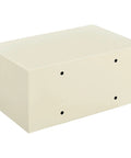 Hotel Safe With Electronic Lock And Card Slot Keyed Differently Off White 15W X 10D X 7H Wall Or Floor Mount.