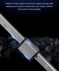 Upgraded Ender-3 Linear Rail Guide Kit MGN12 320mm, silver high-carbon steel rail for smooth motion and long service life