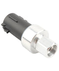 AC Pressure Switch For Ford F Series And Lincoln SUVs Including Escape, Focus, Expedition, Explorer, Fiesta And F Series Trucks, 6F9319D594AA 6F9Z19D594AA Air Conditioner Clutch Pressure Sensor Replacement, black and silver sensor
