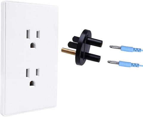Grounding Outlet Plug With Anti Static Wrist Strap And Grounding Wire For ESD Safe Computer Work, PC Building, And Electronics Repair