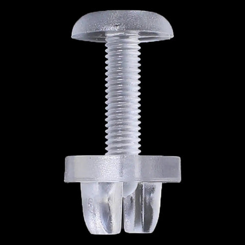 Clear Plastic Wing Nut Kit with Screws 10 Sets M5x25mm for Quick Microcontroller Board Assembly