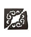 Solid As A Rock Metal Corner Protectors For Furniture Featuring Dope Vintage Floral Accents Seriously Rust Resistant Heavy Duty Edge Guards, black metal corner guard.