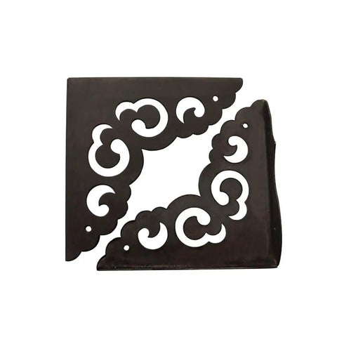 Solid As A Rock Metal Corner Protectors For Furniture Featuring Dope Vintage Floral Accents Seriously Rust Resistant Heavy Duty Edge Guards, black metal corner guard.