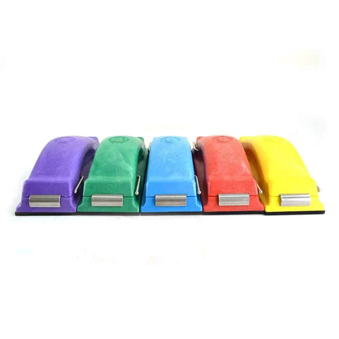 Preppin Weapon Kit 5 Color Sandpaper Set For Pro Prep Work 9x11 Plain Backed Sheets in purple, green, blue, red, yellow