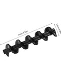 Spiral Shaft Replacement Kit For Chocolate Fountain 4pcs Feed Rods For Home And Small Business Fondue Machines, 11cm black plastic auger