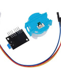 Turbidity Sensor Module TS 300B with digital output and 0 to 4.5V analog signal for real time water quality monitoring, blue casing