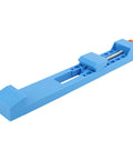 Zerodis Circular Saw Guide Clamp With Bidirectional Locking For 4 To 6 Inch Dust Cutters And Marble Machines Heavy Duty ABS Plastic Base in blue color.