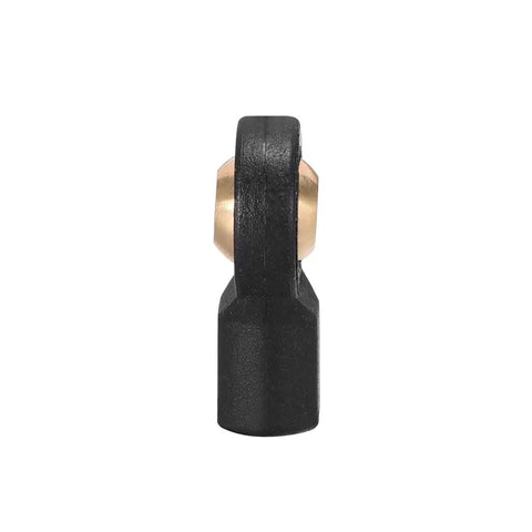 M3 Ball End Tie Rod End For RC Linkage 3x15mm Lever Steering Joint Durable 10 Pack Fits RC Planes Helicopters Robots Cars Without Screws Or Nut black brass ball joint side view