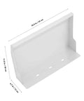 Rock Solid Outdoor EV Charger Cover built tough as nails, white polymer shell, 16.9" x 11.8", provides protection from rain and grime.