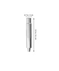 10mm Steel Eyelet Punch Tool and Base Kit with 100 Silver Eyelets for DIY Leathercraft Clothing Accessories and Grommet Installation