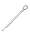 Split Cotter Pin Set 2mm Diameter by 30mm Length Carbon Steel Zinc Plated Silver Tone 2 Prongs
