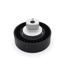 Upgrade Your Drive With This Premium Belt Pulley Tensioner Idler Timing Kit Set Designed Specifically For That Sweet 325i 525i And M3 To Keep Your Engine humming Smoothly, Silently, And Rocking Hard Without Any Annoying Slippage Or Noise Problems. black plastic and metal timing belt idler pulley