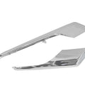 Fresh Premium Chrome Fog Light Trim Moldings For Front Bumper Right Side Plug And Play Tesla Model X 2016 2021 close-up view of shiny chrome accents.