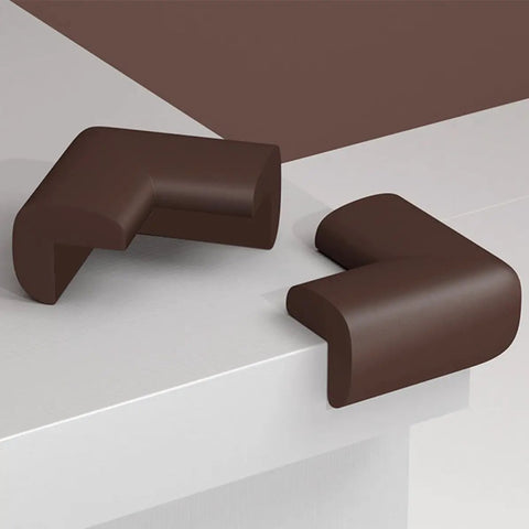 Corner Protectors With Impact Absorption 12 Pack Brown NBR Safety Edge Guards For Furniture And Chairs Kid Safe Cushioned Corner Guards