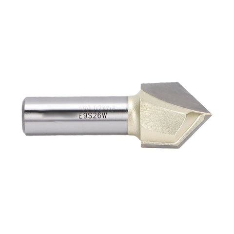 Solid 1/2 Inch Shank 90 Degree V Groove Router Bit Made With Tungsten Carbide for cutting MDF plywood woodwork and soft metal projects
