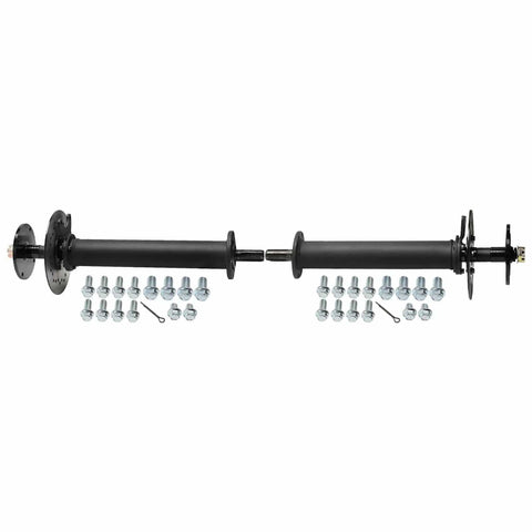Heavy Duty Rear Differential Axle Kit 43.3 Inch With 6T Spline Drive, 25mm Shaft, 110mm Wheel Hubs And 4 Bolt Flange components image