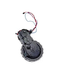 Wheel assembly for Ecovacs Deebot robot vacuum, with black housing, gray toothed wheel and colored wiring