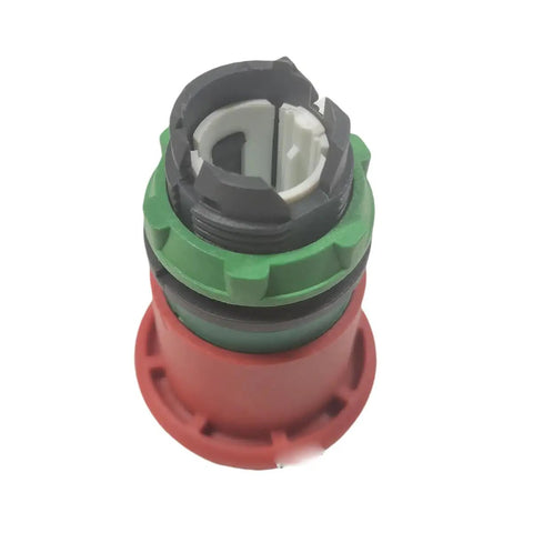 Heavy Duty Straight Swap Emergency Stop Button And E Stop Switch For Industrial Scissor Lift Replaces 147051 ZB5AT8643M top view