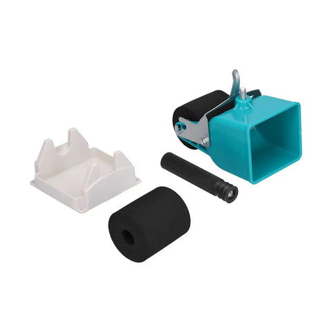 No Sweat Wood Glue Roller Applicator With Antislip Handle For Even Coat Spread Paint Varnish And Latex Universal Adhesive Dispenser parts including 180 ml tank and roller.