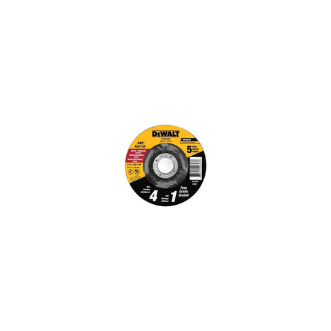 Close-up view of 5 Pack 4.5 Inch Metal Cutting Wheels With .045 Inch Thickness For Fast Burr Free Cuts Aluminum Oxide Grain, showing label details