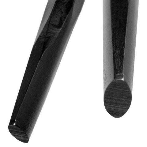 Close-up of Mayhew Pro bearing race punch, 9/16 by 14 inches, steel, black finish