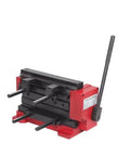 All-Purpose Metal Sheet Bending Tool For DIY Projects, hand operated bender with red frame and precision handles