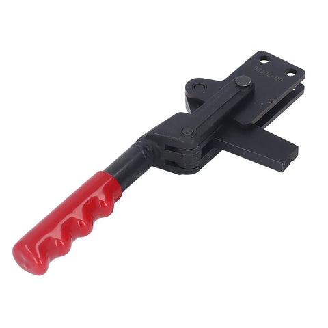 Ultra Tough 700kg Vertical Toggle Clamp Built From Premium High Carbon Steel For Welding And Machinery 27x10.5x5cm Compact Storage Case Included Heavy Duty Grip You Can Rely On, red handle angle