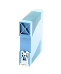 Rugged Industrial Grade 5V 2A DIN Rail Power Supply 10W With Wide Input 85 To 264VAC Or 120 To 370VDC, Fully Regulated Output UL508 Certified With TUV EAC BSMI ASNZS, Ideal For Factory Automation And Continuous Duty Use. Blue DIN rail power supply with vented housing and terminal base