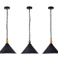 15 Inch Extra Large 3-Light Pool Table Hanging Light With Matte Metal Shades And Billiard Ball Accents, Adjustable Height