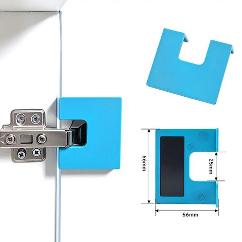 No Drill Magnetic Hinge Install Kit For Quick Door And Cabinet Setup With An Adjustable Accurate Guide For Cutting Drawer And Woodworking Projects Easy Hinge Mate Alternative