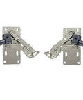 Soft Close Flip Out Tray Hinges For Sink Front Drawers, 1 Pair, Anti Rust Steel, Heavy Duty Scissor Hinges For Kitchen Cabinets