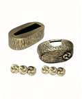 Brass Katana Guard Tsuba Fuchi Kashira Menuki Set Sword Fittings For Samurai Swords Hand Guard Hardware For Katana And Wakizashi