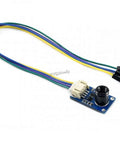 Plug And Play 32x24 Pixel Infrared Thermal Camera With 55 Degree Field Of View I2C Interface Three Point Three Volt And Five Volt Compatible Works With Raspberry Pi ESP32 STM32 Arduino For DIY Thermal Imaging with colorful wires